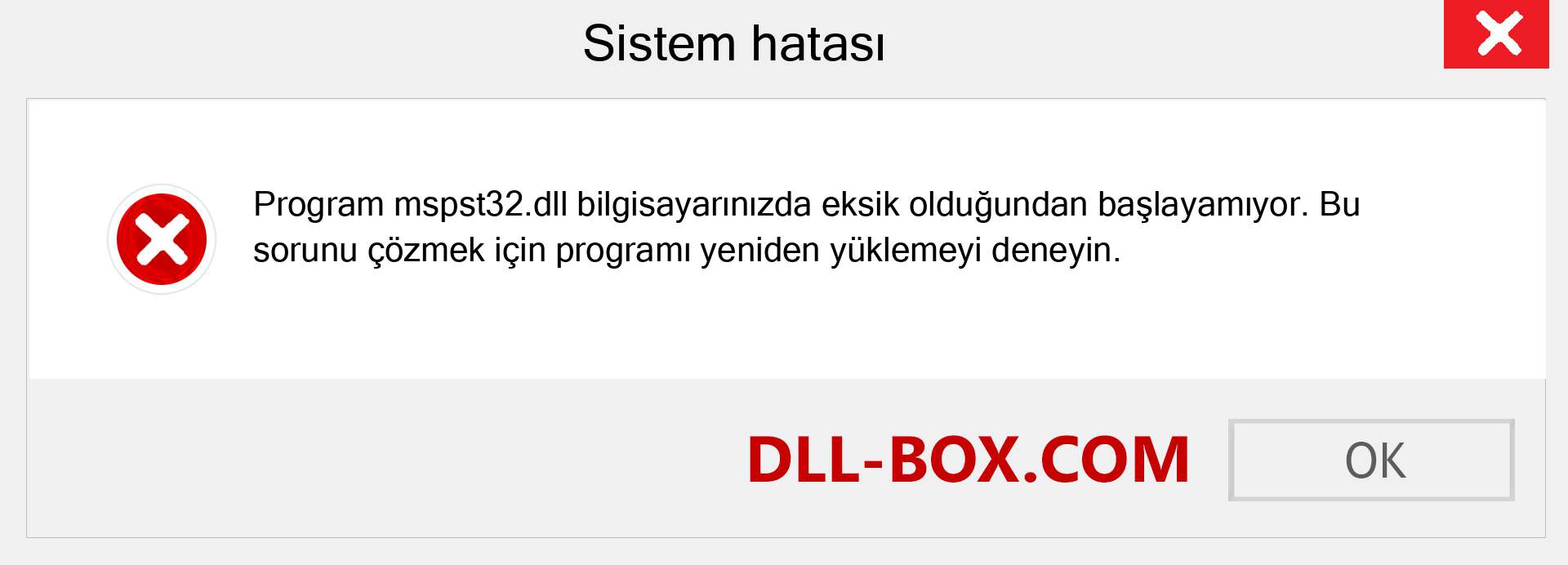 mspst32.dll dosyası eksik mi? Windows 7, 8, 10 için İndirin - Windows'ta mspst32 dll Eksik Hatasını Düzeltin, fotoğraflar, resimler